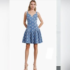 Ciebon Nova Embroidered Fit&Flare Dress